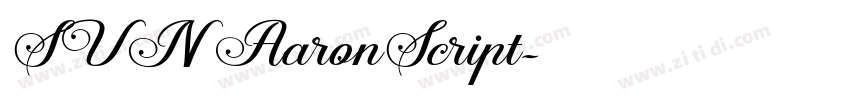 SVN AaronScript字体转换